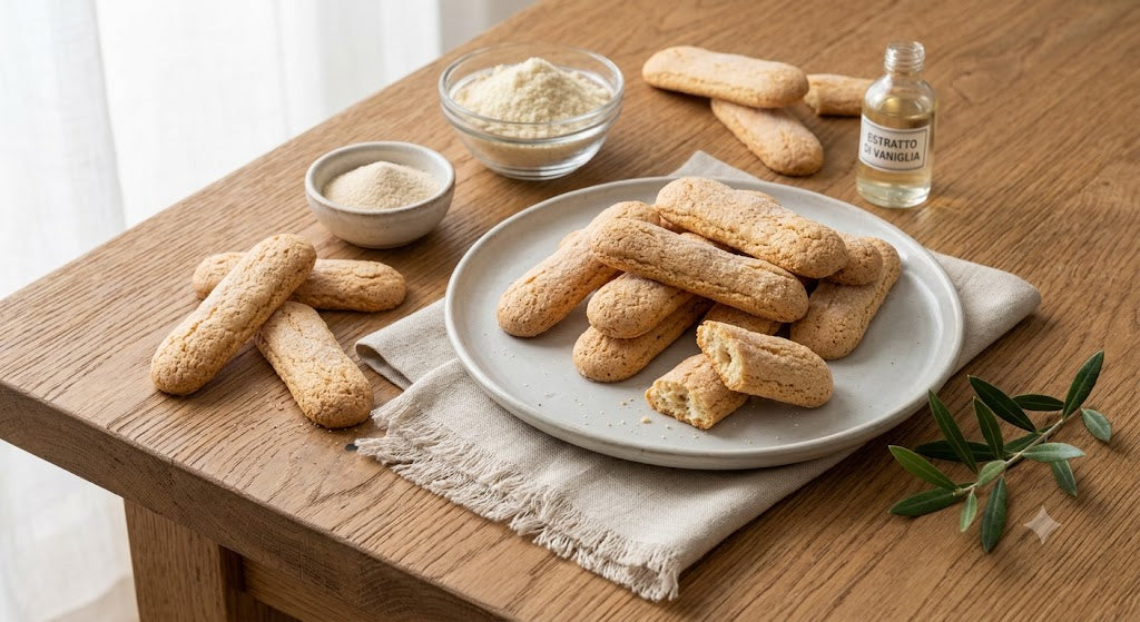 Savoiardi keto senza zucchero: ricetta biscotti low carb facili