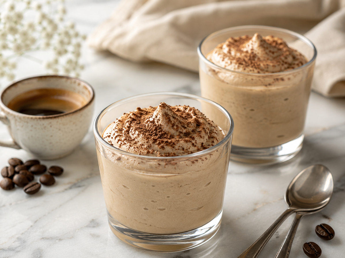 Mousse al caffè keto: ricetta veloce senza zucchero in 5 minuti