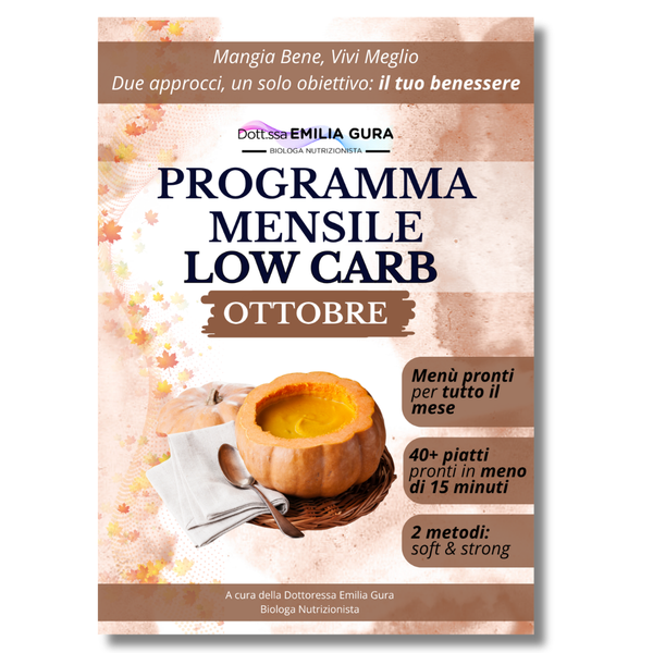 Programma mensile con Menù (OTTOBRE)