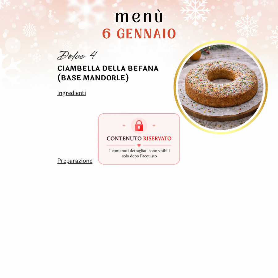 Menù per le feste - Capodanno e Befana