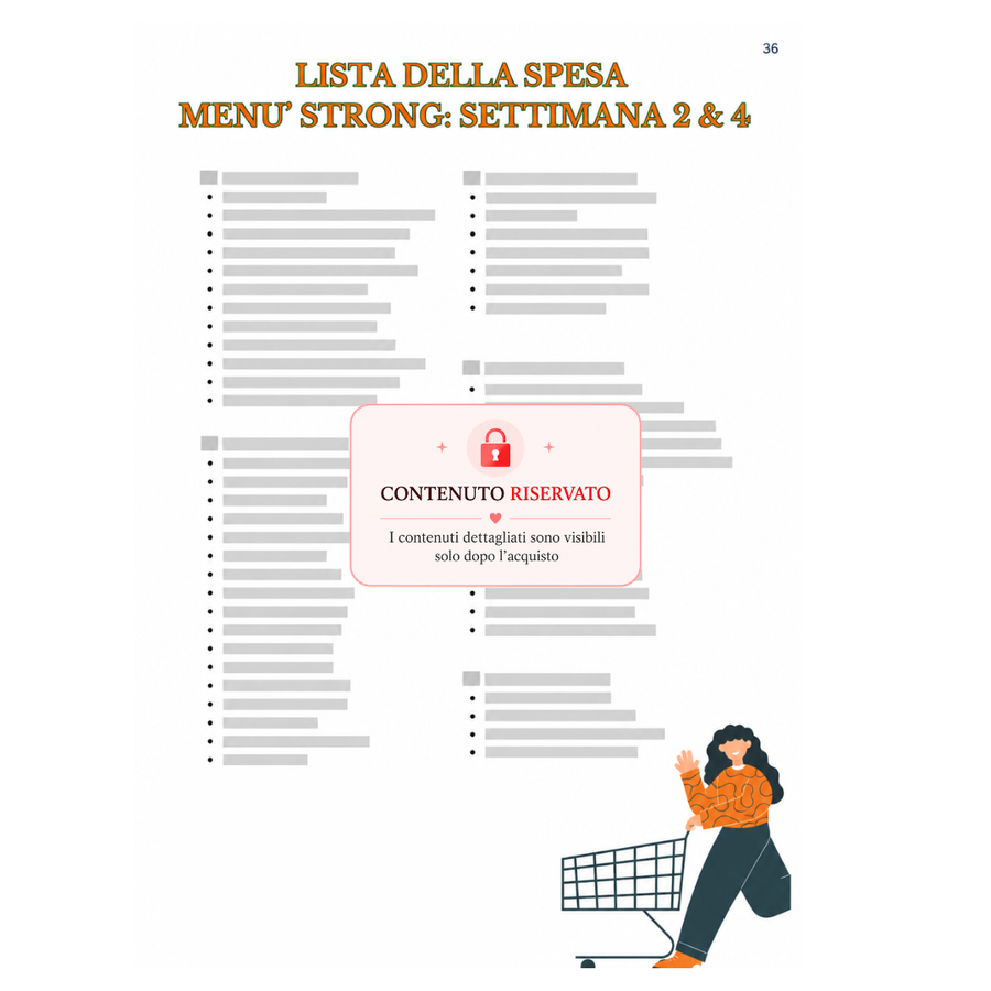 Programma mensile con Menù (LUGLIO)