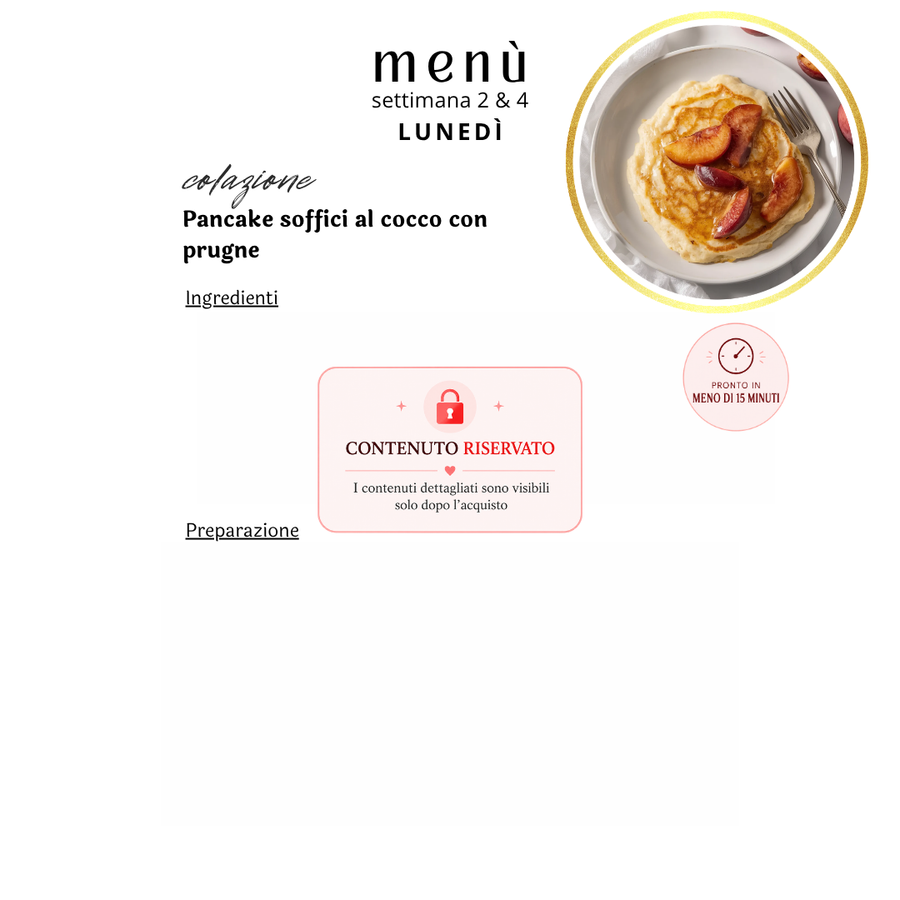 Monthly Program with Menu (AUGUST)