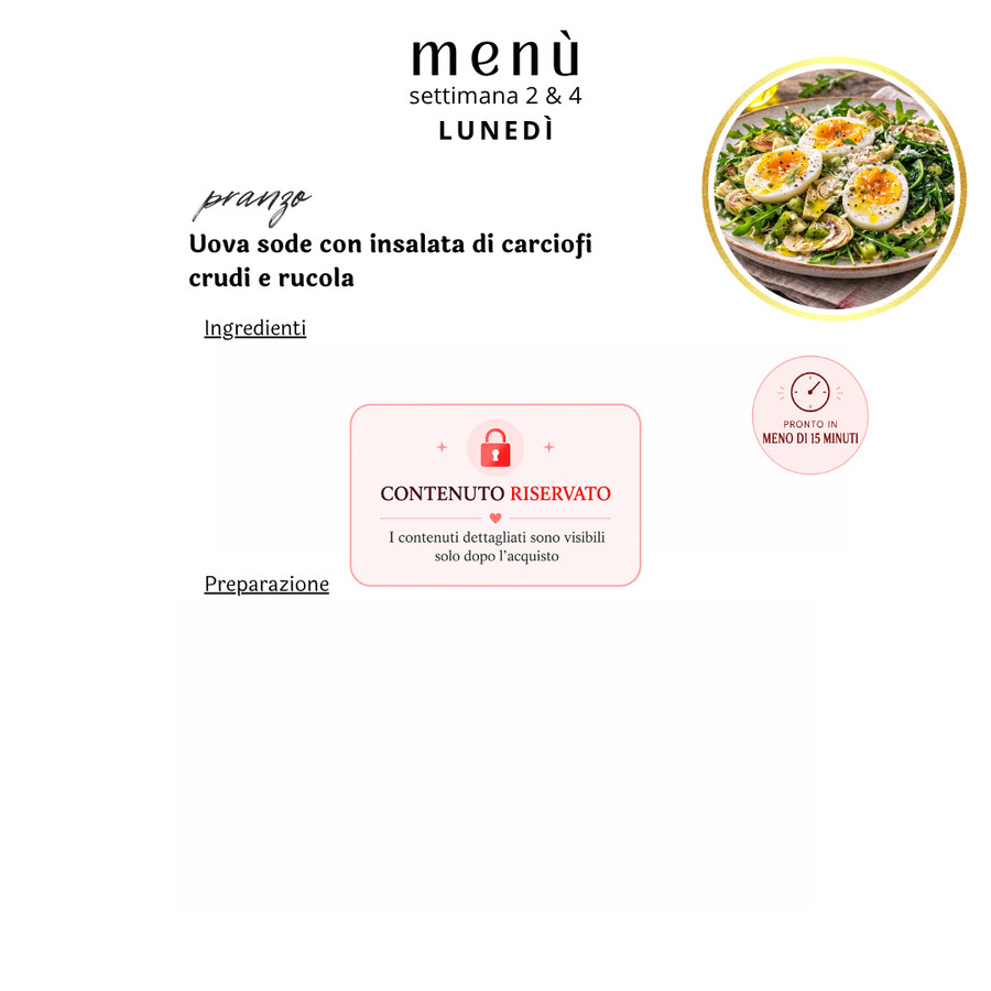 Monthly Program with Menu (MARCH)