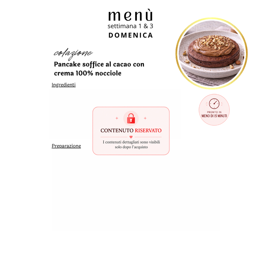 Monthly Program with Menu (MARCH)