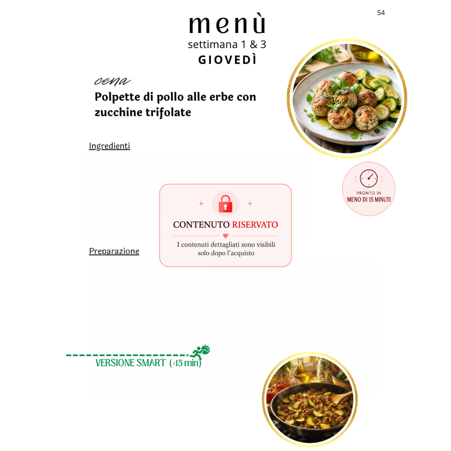 Monthly Schedule with Menu (SEPTEMBER)