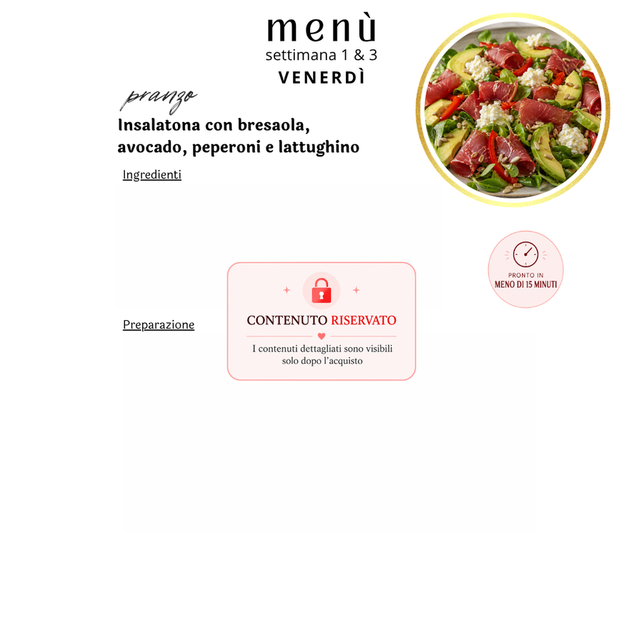 Monthly Program with Menu (AUGUST)
