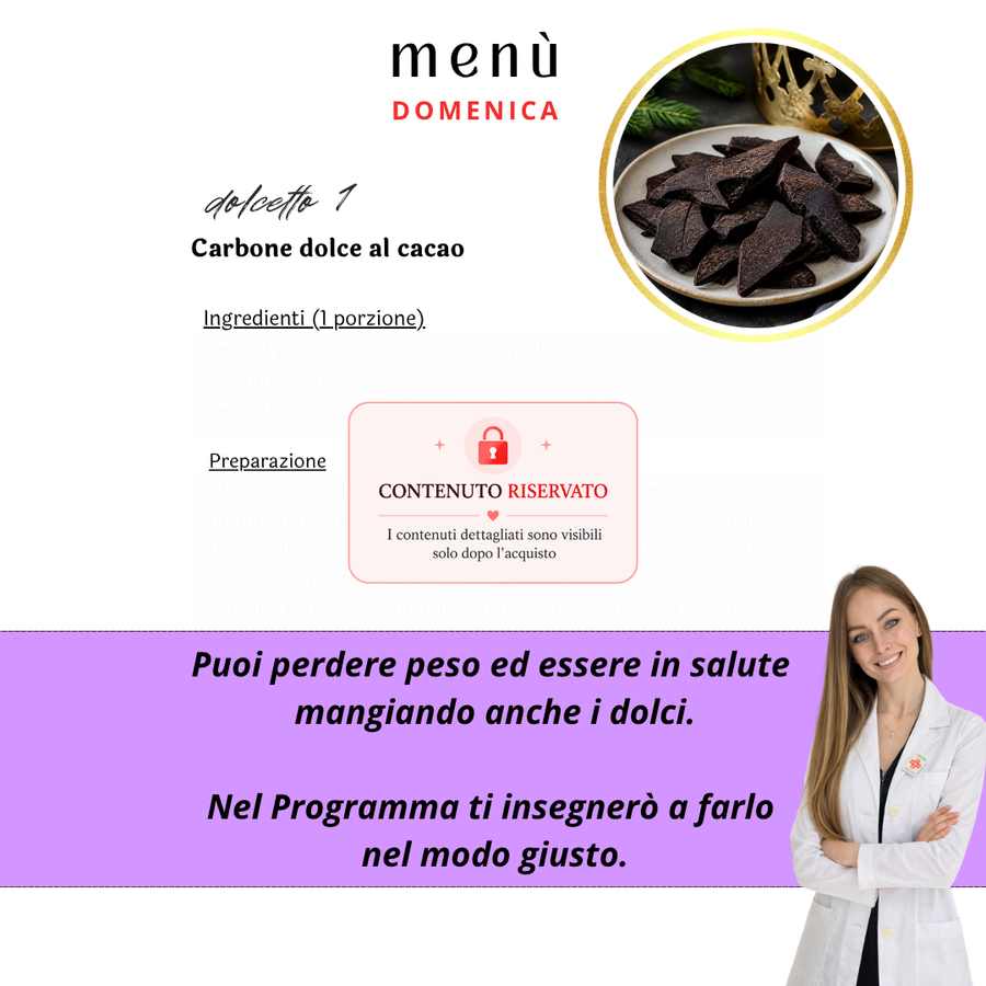 Monthly Program with Menu (JANUARY)
