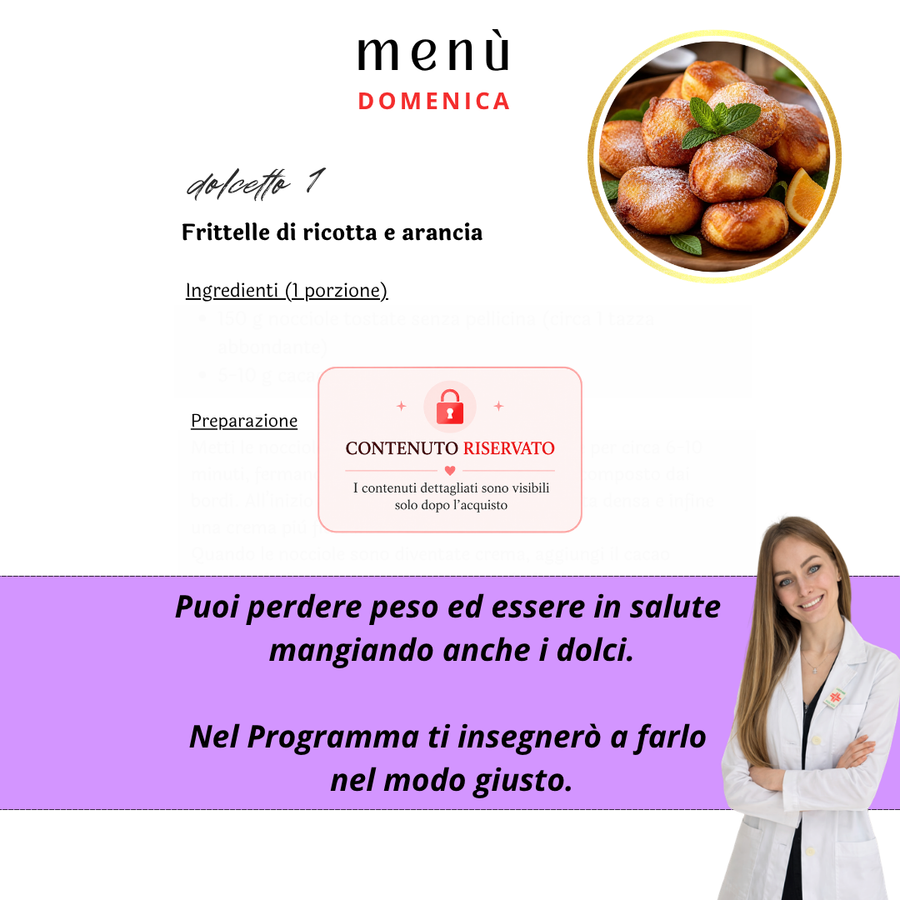 Programma mensile con Menù (FEBBRAIO)