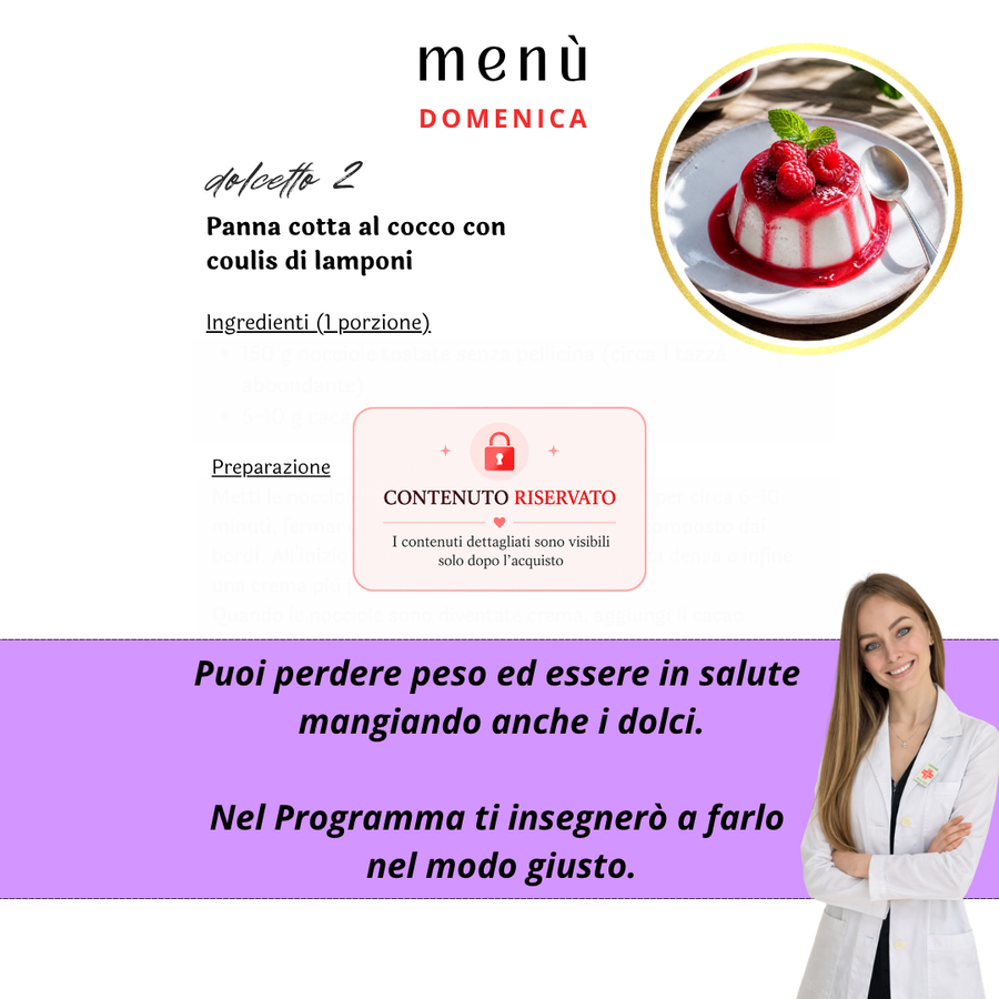 Monthly Program with Menu (AUGUST)
