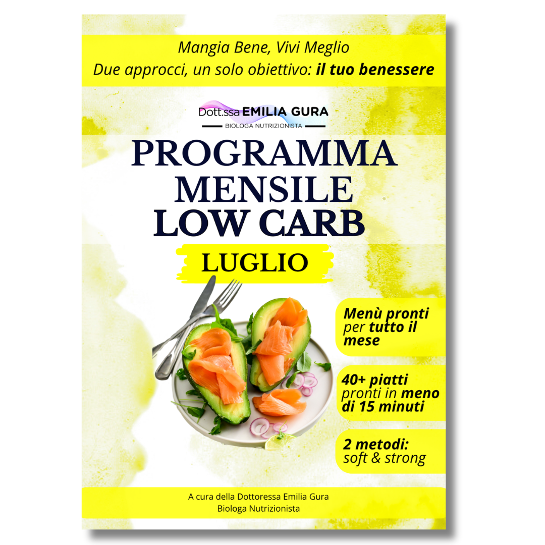 Programma mensile con Menù (LUGLIO)